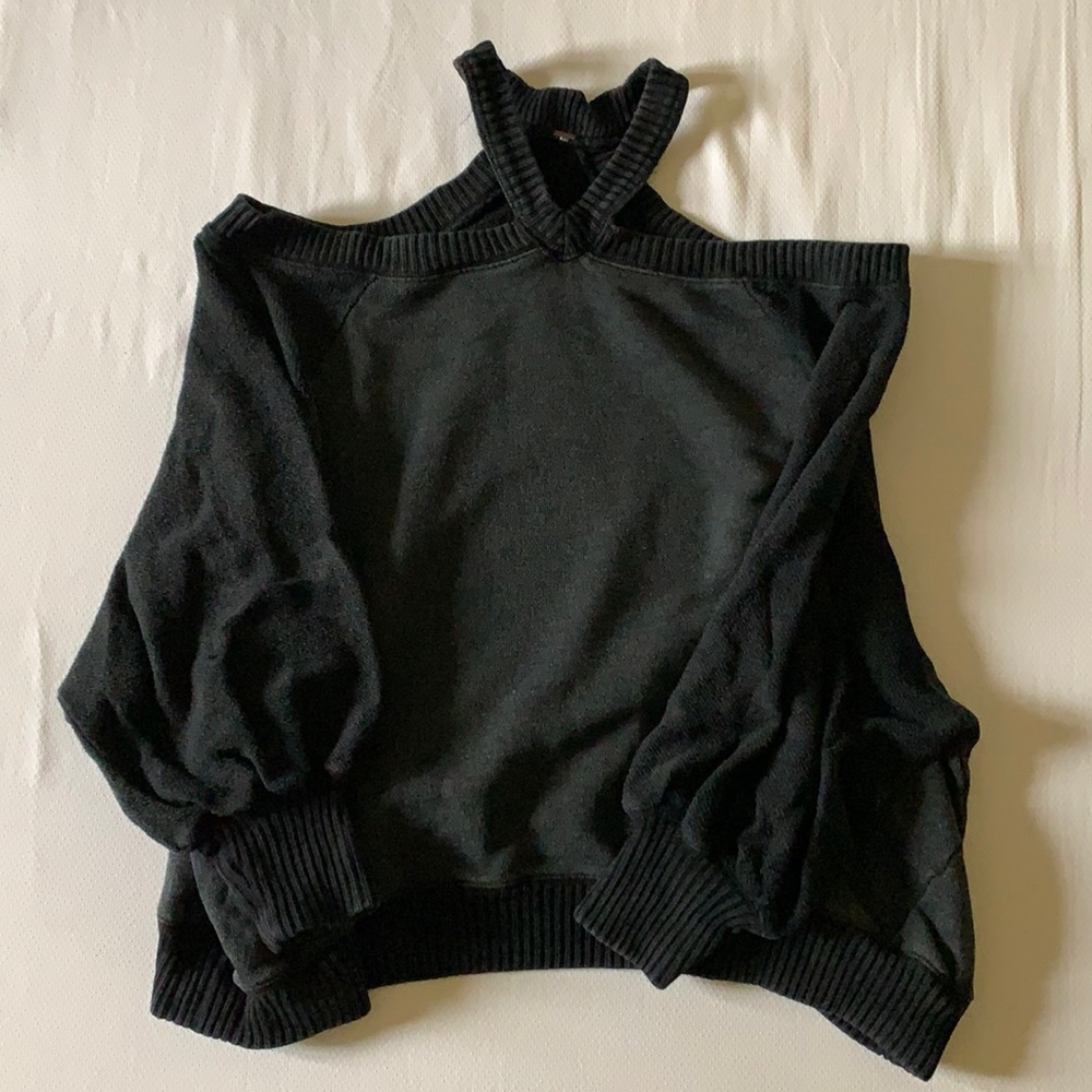 Free People Black Sweater